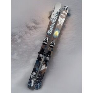 Salomon Geisha Skis 174 CM 128-99-218 With Salomon Z14 bindings Rocker Woodcore